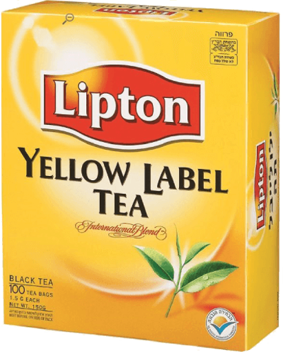 תה ליפטון 1.5 גרם בשקיק, 100 יח' 