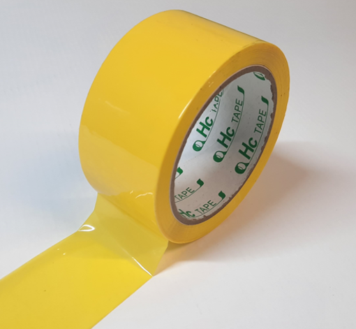 תמונה של סרט דבק אקרילי צבעוני שקט, צהוב 60 מ'