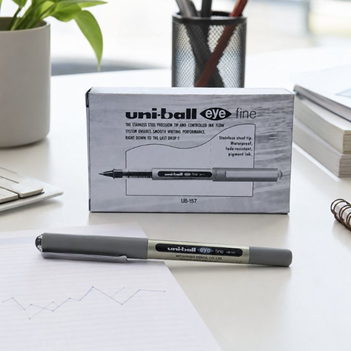 עט רולר UNI BALL UB-157 שחור 0.7 מ"מ